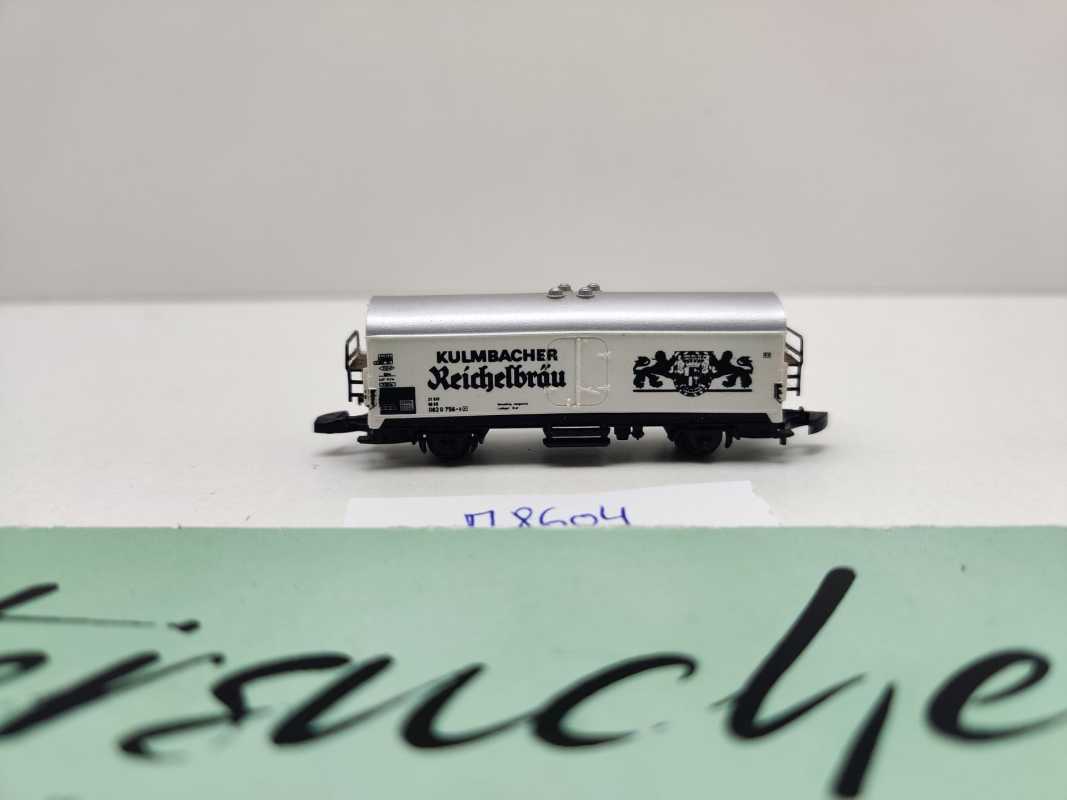 Märklin Z DC 8604 Bierwagen "Kulmbacher Reichelbräu" Ichqrs377 / Privat