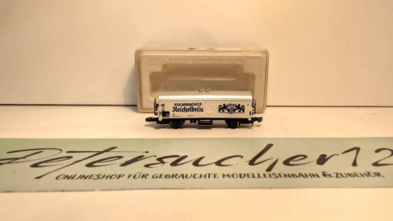 Märklin Z DC 8604 Bierwagen "Kulmbacher Reichelbräu" / Ichqrs377 / Privat bei DB / OVP