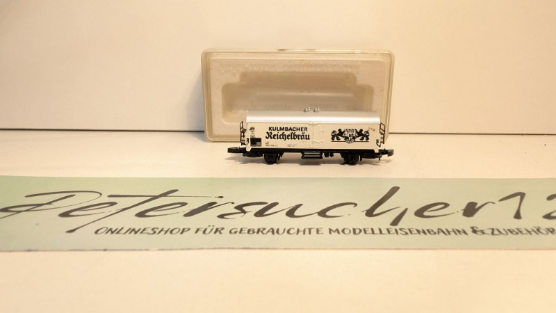 Märklin Z DC 8604 Bierwagen "Kulmbacher Reichelbräu" / Ichqrs377 / Privat bei DB / OVP