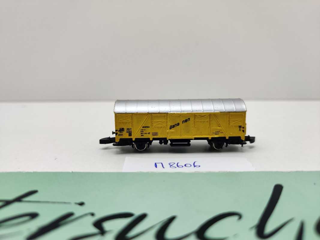 Märklin Z DC 8606 gedeckter Güterwagen "Bananen" Ibbis / DB