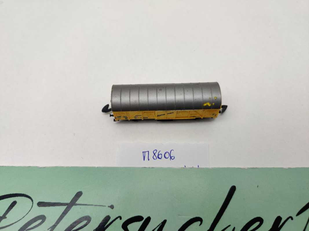 Märklin Z DC 8606 (2) gedeckter Güterwagen "Bananen" Ibbis / DB