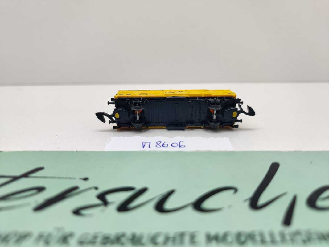 Märklin Z DC 8606 (2) gedeckter Güterwagen "Bananen" Ibbis / DB