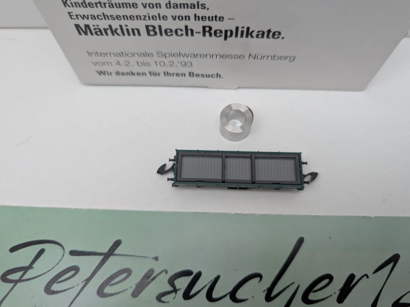 Märklin Z DC 8610s1993 Niederbordwagen "Blech-Replikate" / Messe NBG '93 / OVP