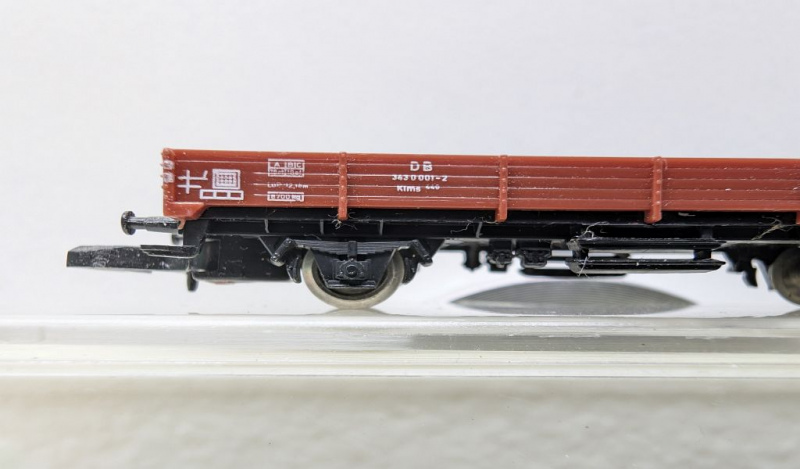 Märklin Z DC 8610 Niederbordwagen / Klms 440 / DB / OVP