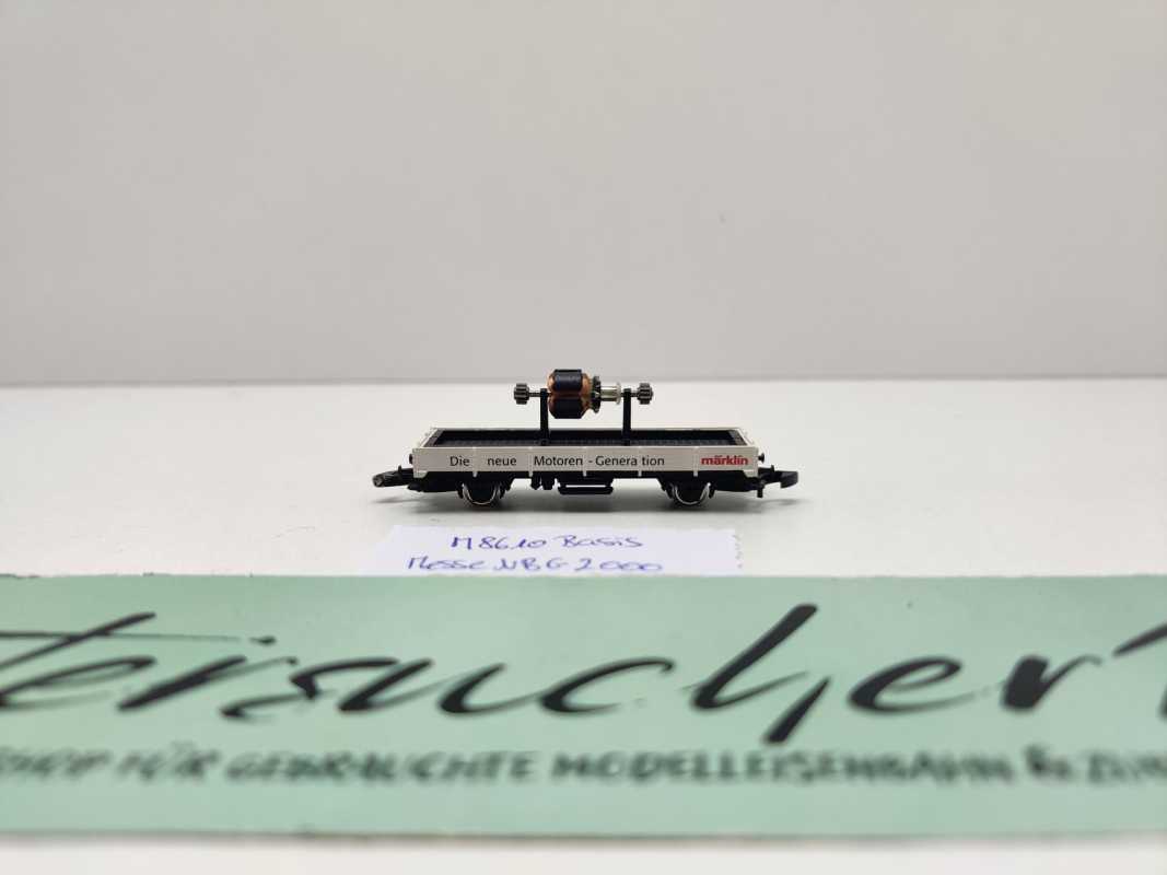 Märklin Z DC 8610 Niederbordwagen "Int. Spielw. Messe NBG 2000"