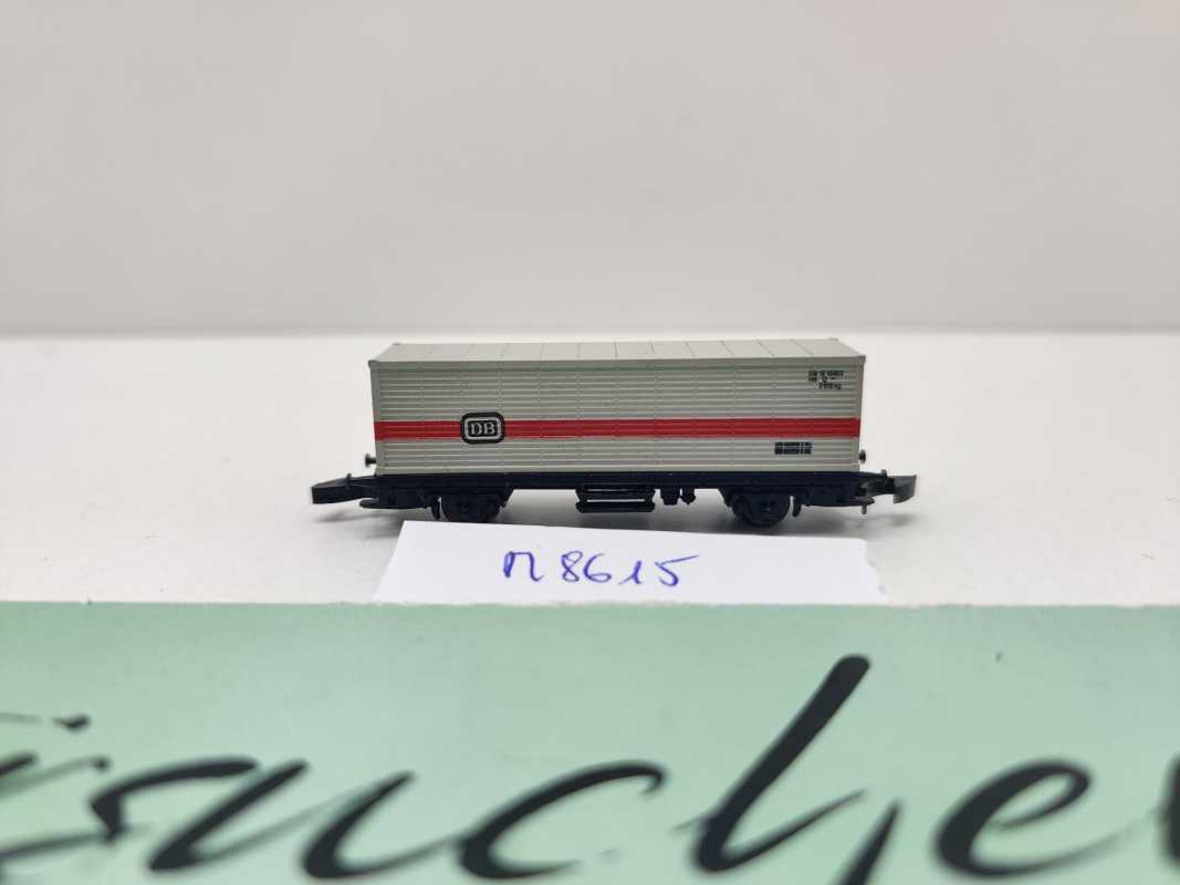 Märklin Z DC 8615 Containerwagen "DB" Lbgjs / DB