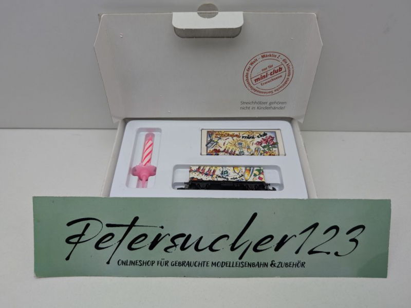 Märklin Z DC 8615 Containerwagen "30 Jahre Mini-club" / Messe NBG '02 / OVP