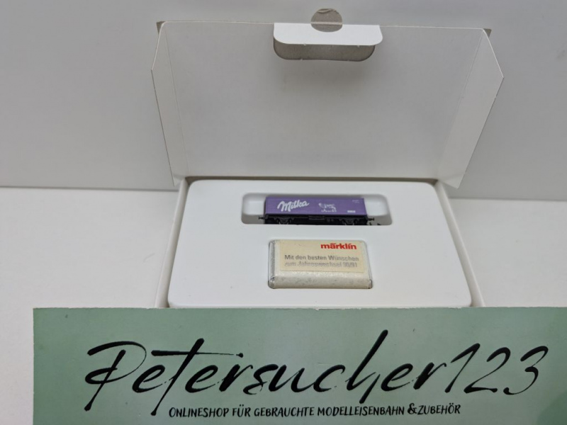 Märklin Z DC 8615.1990.90 Containerwagen "Milka" / Jahresw. 90/91 / DB / OVP