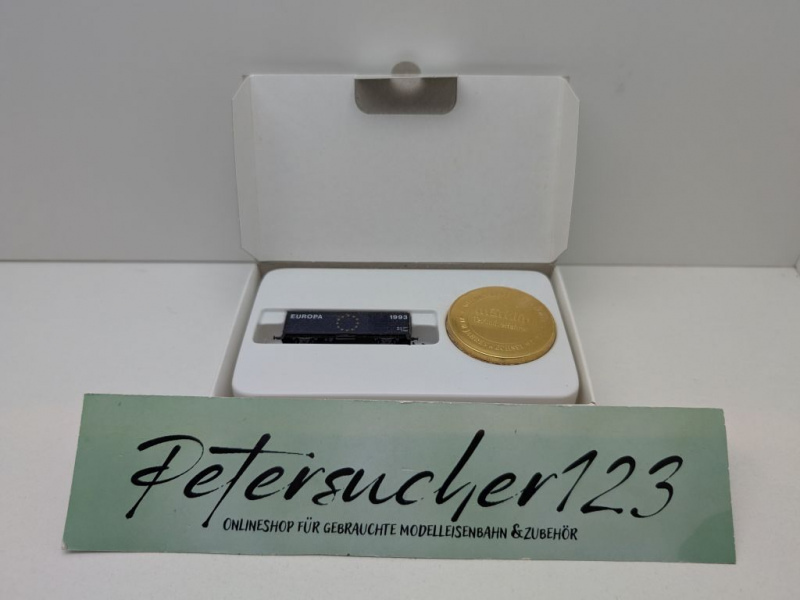 Märklin Z DC 8615.1992.90 Containerwagen "Europa 93" / Jahresw. 92/93 / DB / OVP
