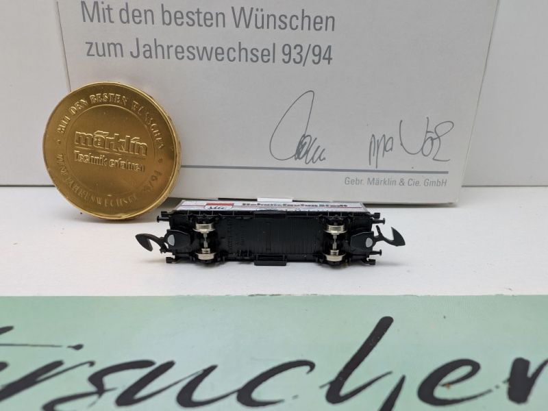 Märklin Z DC 8615.1993.90 Containerwagen "Göppingen" / Jahresw. 93/94 / OVP