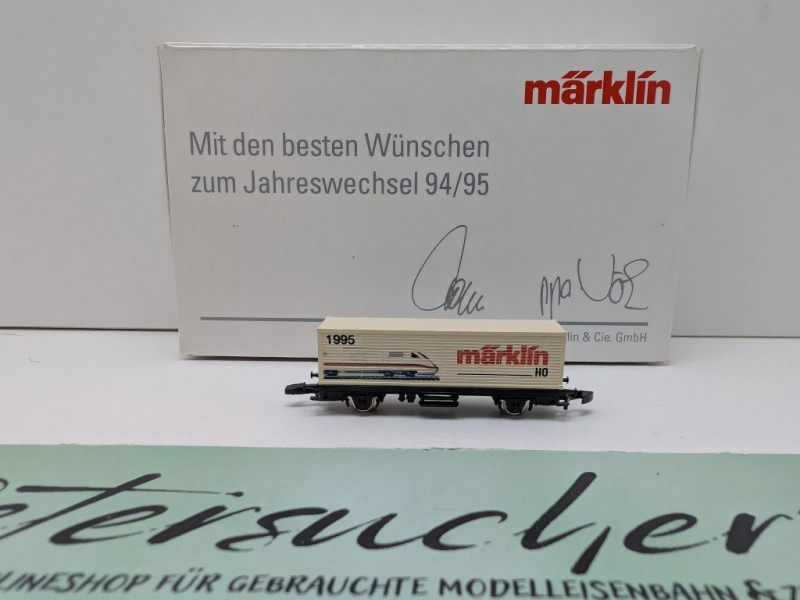 Märklin Z DC 8615.1994.90 Containerwagen "Krokodil-ICE" / Jahresw. 94/95 / OVP