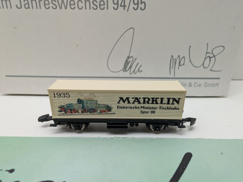 Märklin Z DC 8615.1994.90 Containerwagen "Krokodil-ICE" / Jahresw. 94/95 / OVP