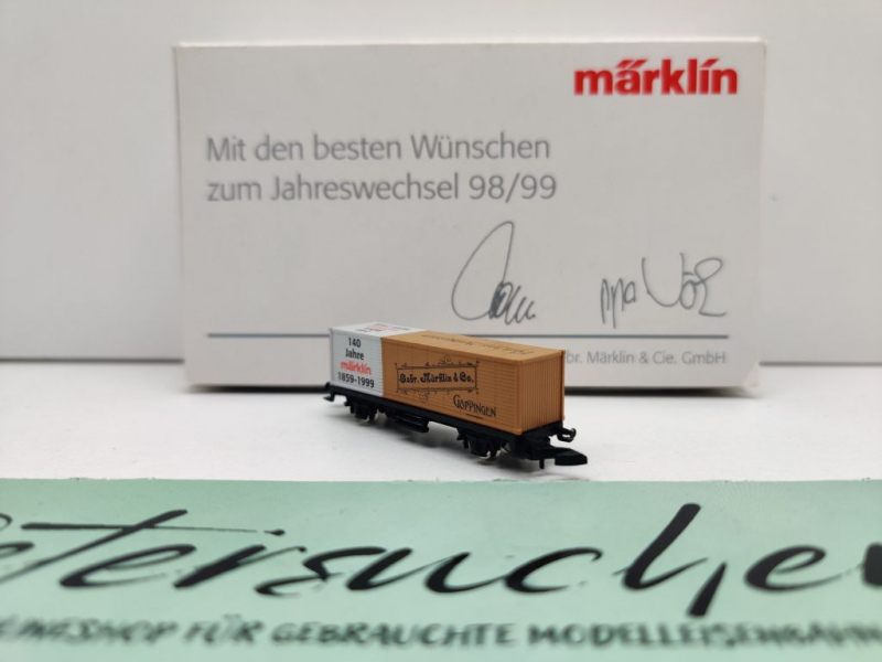 Märklin Z DC 8615.1999.90 Containerwagen "Jahreswechsel 98/99" / OVP