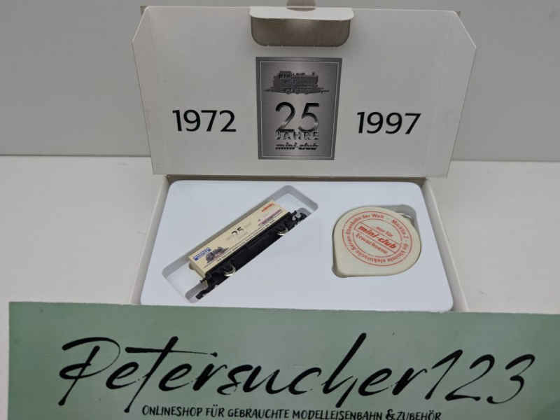 Märklin Z DC 8615s1997 Containerwagen "25 J int.Spielw.messe" / Messe NBG '97 / OVP