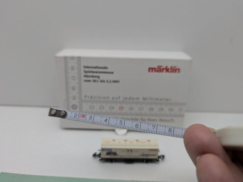 Märklin Z DC 8615s1997 Containerwagen "25 J int.Spielw.messe" / Messe NBG '97 / OVP