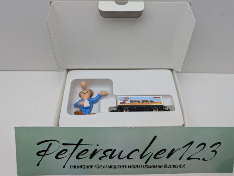 Märklin Z DC 8617 Containerwagen "Alpha" / Messe NBG '91 / OVP