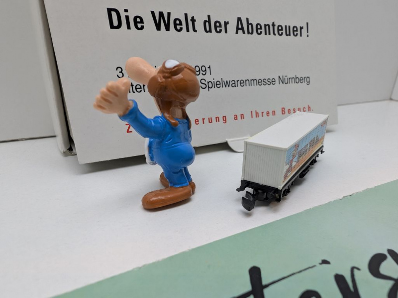 Märklin Z DC 8617 Containerwagen "Alpha" / Messe NBG '91 / OVP