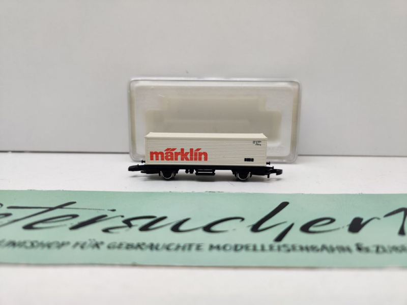 Märklin Z DC 8617 Containerwagen "Märklin" / Htt 12 / DB / OVP