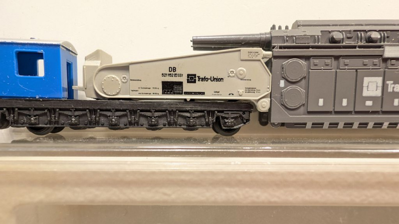Märklin Z DC 8620 Tiefladewagen mit Transformator "Trafo-Union" / DB / OVP