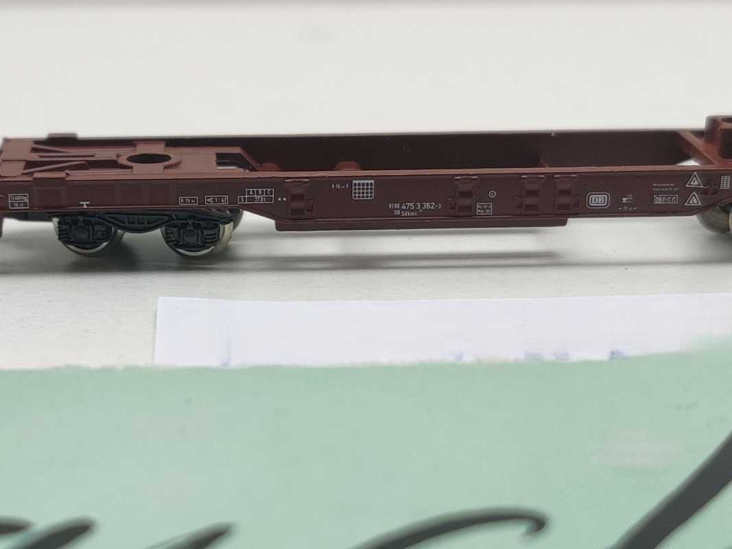 Märklin Z DC 8621 Huckepackwagen Sdkms707 362-3 / ohne Auflieger / DB
