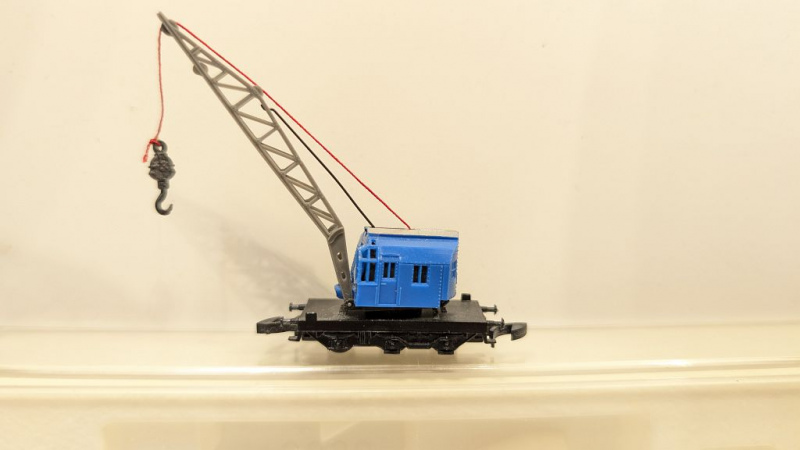 Märklin Z DC 8621 Kranwagen / Kranhaus drehbar / BA 103 / OVP