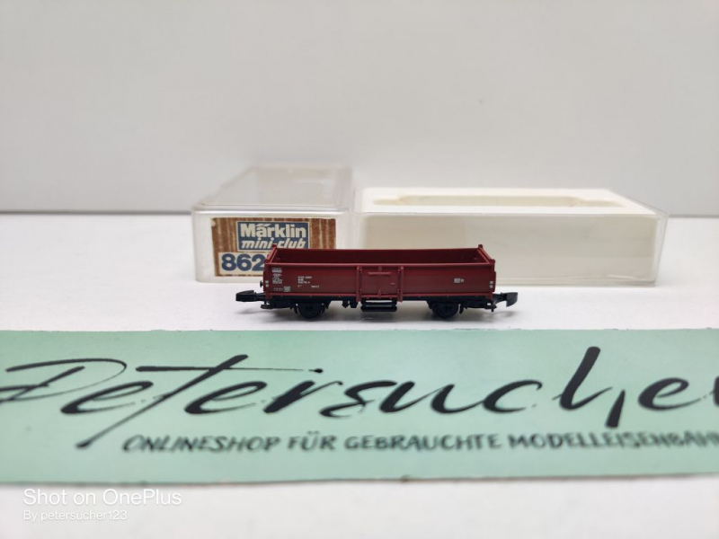 Märklin Z DC 8622 offener Güterwagen / E 037 (Omm 52) / DB / OVP
