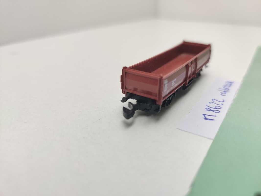 Märklin Z DC 8622 offener Güterwagen E 037 (Omm 52) / rotbraun / DB