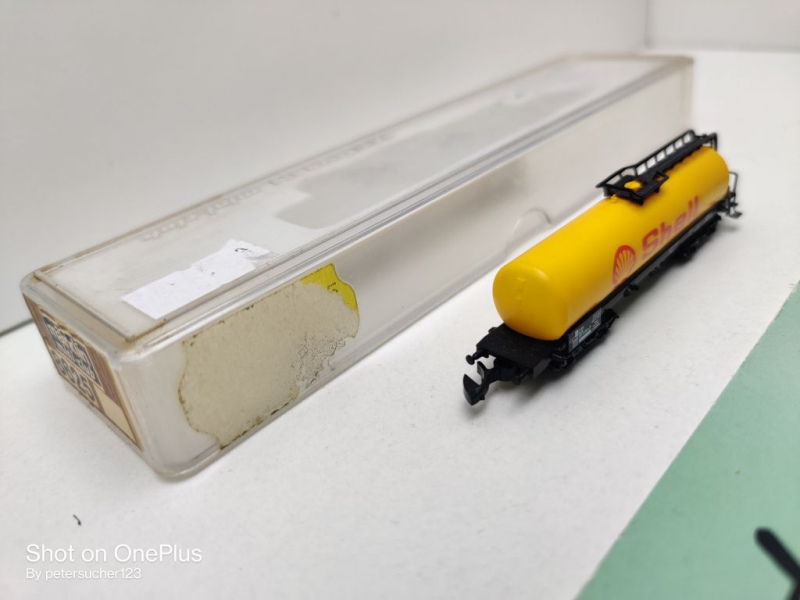 Märklin Z DC 8625 Kesselwagen "SHELL" / [P] / Privat DB / OVP