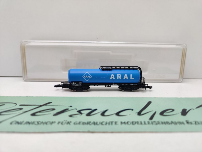 Märklin Z DC 8627 Mineralöl-Kesselwagen blau "ARAL" [P] / DB / OVP