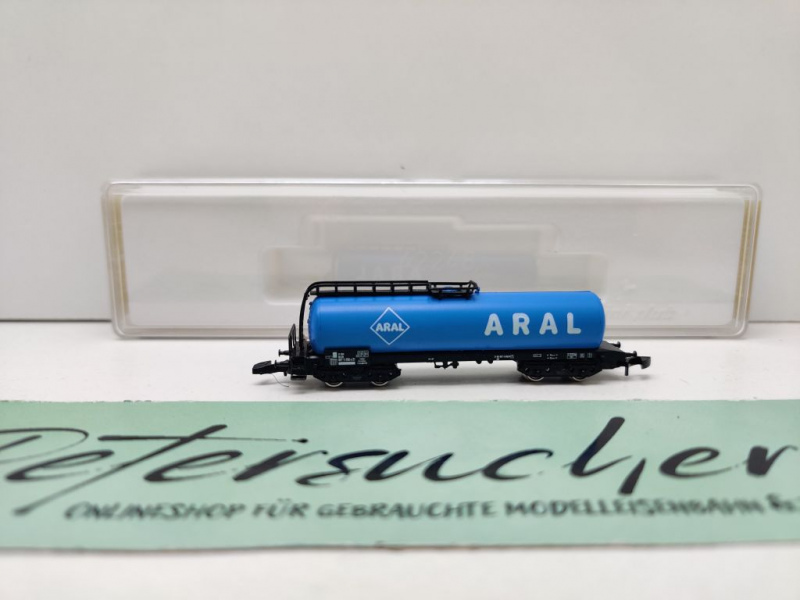 Märklin Z DC 8627 Mineralöl-Kesselwagen blau "ARAL" [P] / DB / OVP