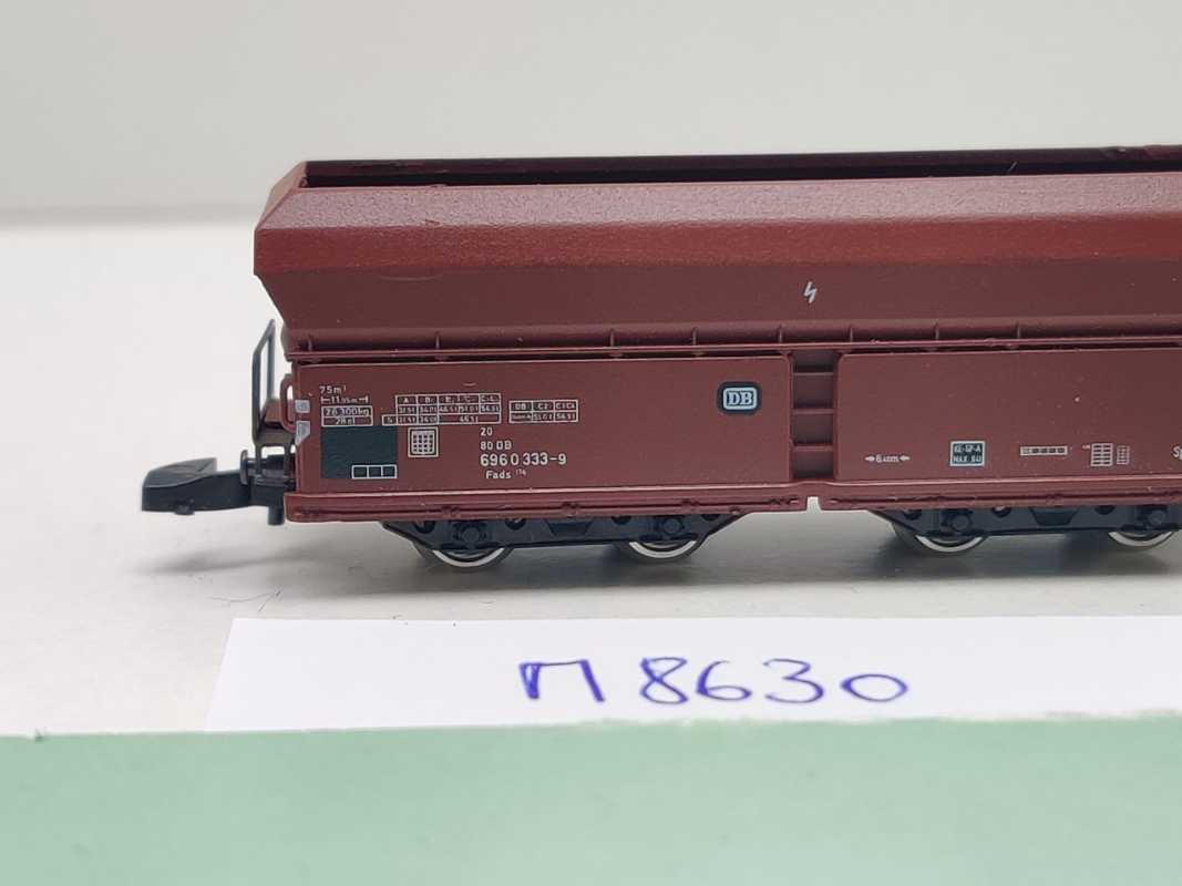Märklin Z DC 8630 offener Drehgestell-Selbstentladewagen Fals 176 / DB