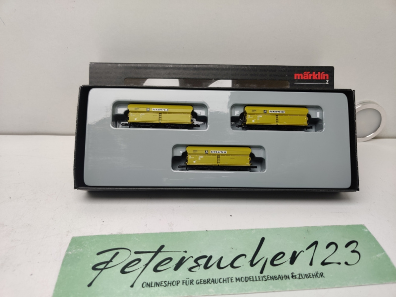 Märklin Z DC 86303 / 3-teiliges Großraum-Selbstentladewagen-Set (Bauart Fals) / Ep.V  / OVP