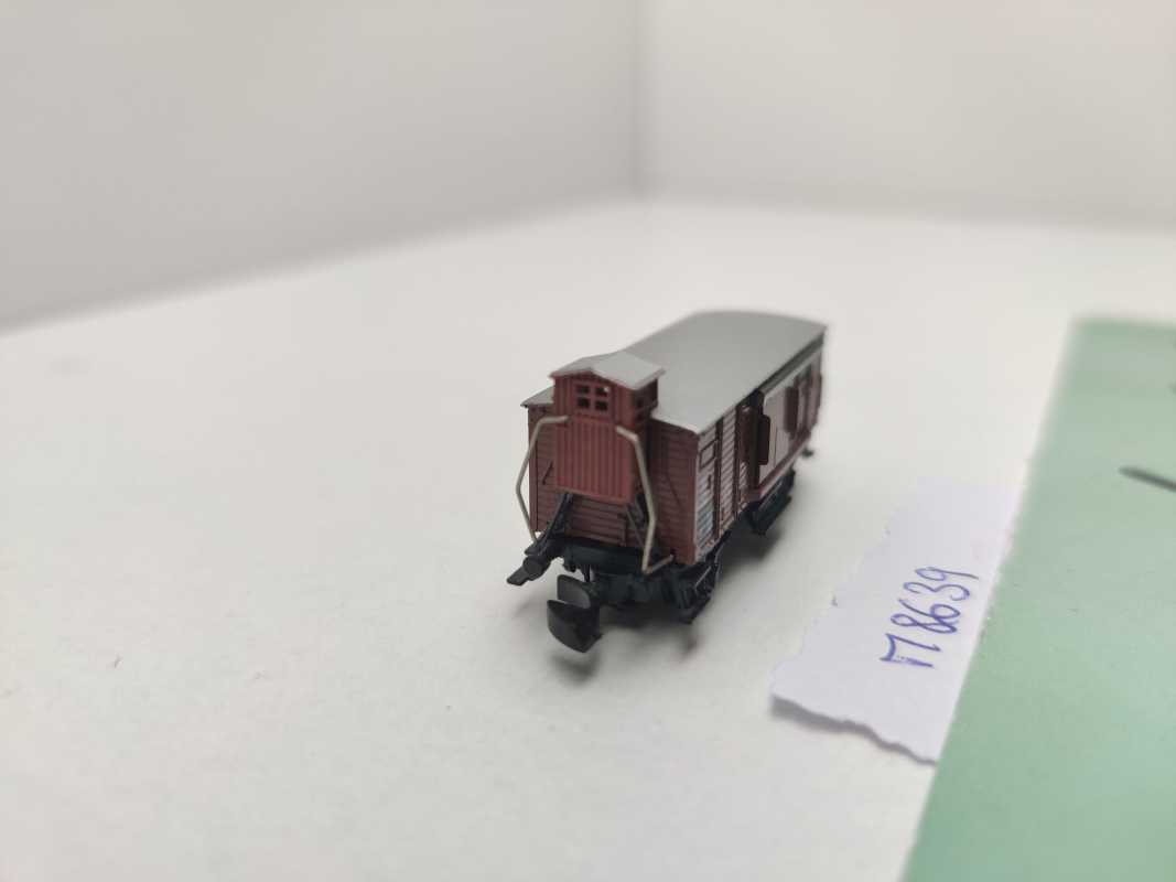 Märklin Z DC 8639 ged Güterwagen Bremserhaus G10 / 139 254 / DB