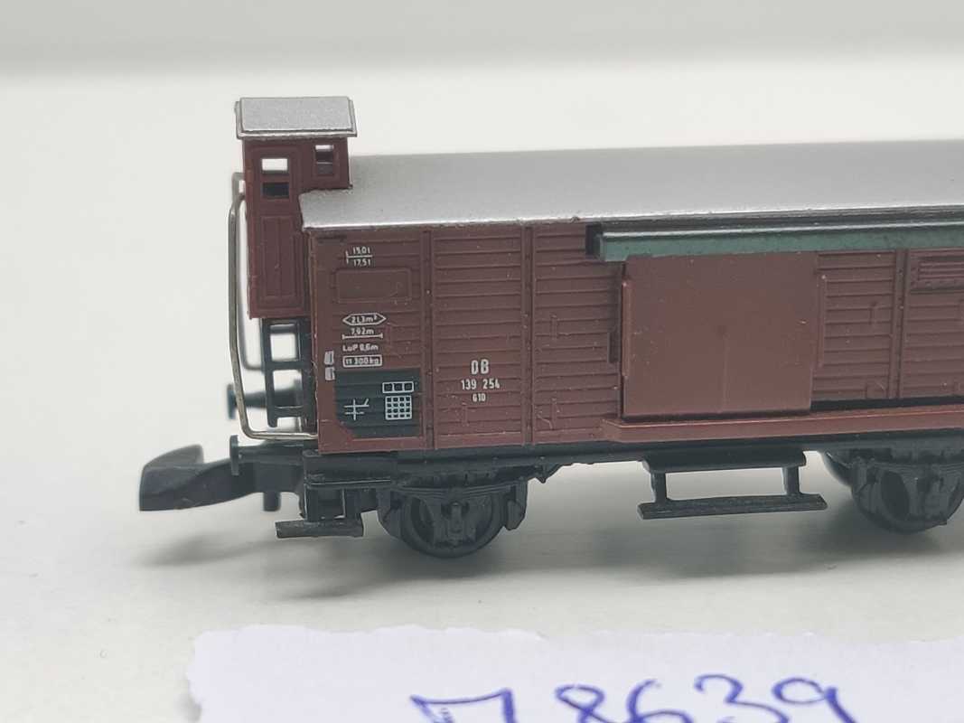 Märklin Z DC 8639 ged Güterwagen Bremserhaus G10 / 139 254 / DB