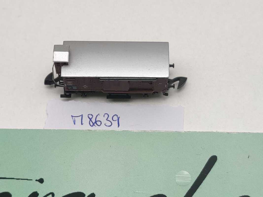 Märklin Z DC 8639 ged Güterwagen Bremserhaus G10 / 139 254 / DB