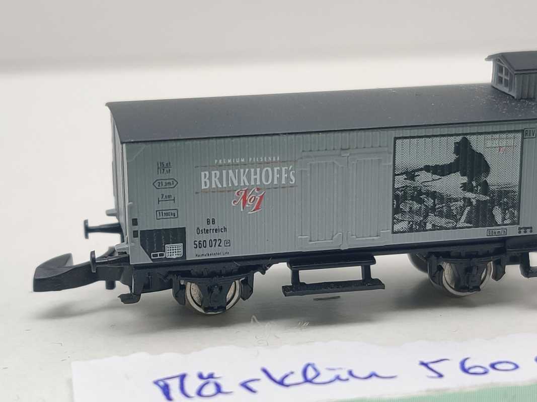 Märklin Z DC 98053 ged Güterwagen "Brinkhoff's King Kong" / BB Österreich