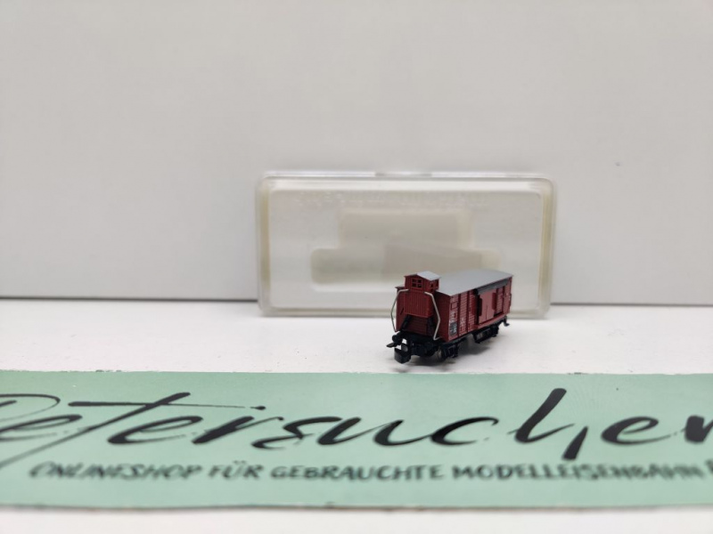 Märklin Z DC 8639 ged Güterwagen Bremserhaus G10 / DB / OVP