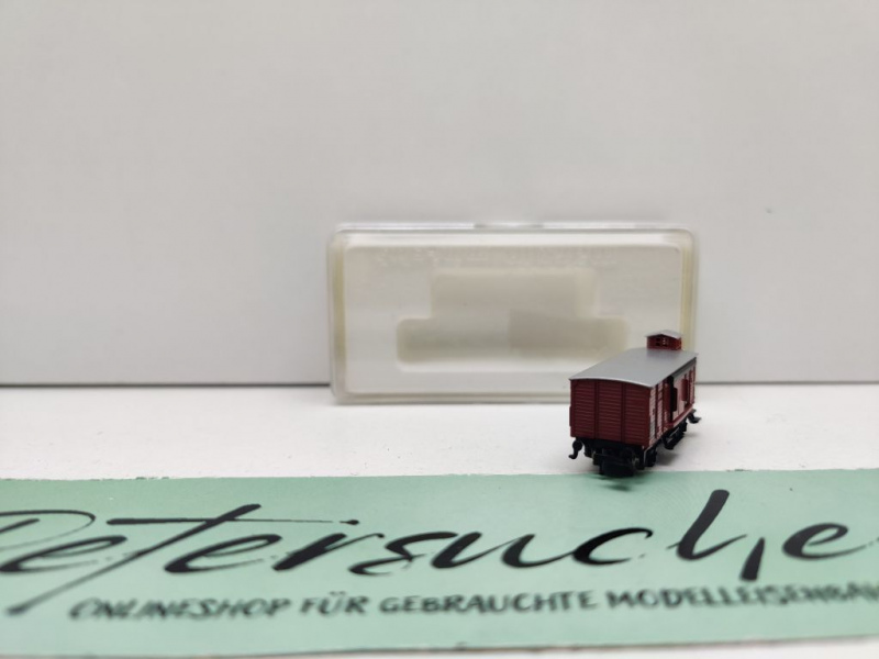Märklin Z DC 8639 ged Güterwagen Bremserhaus G10 / DB / OVP