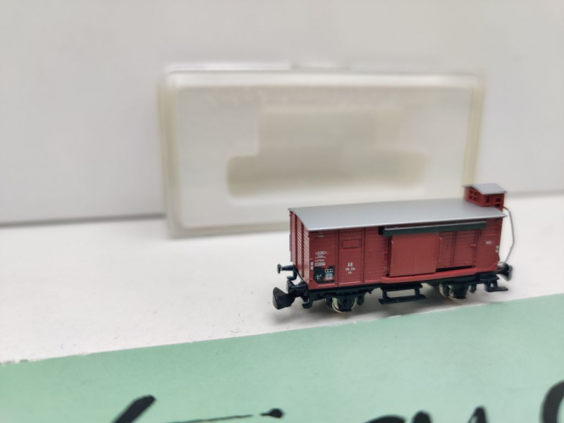 Märklin Z DC 8639 ged Güterwagen Bremserhaus G10 / DB / OVP