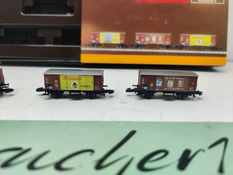 Märklin Z DC 86391 Güterwagen-Set / Wirtschaftswunder / DB / OVP