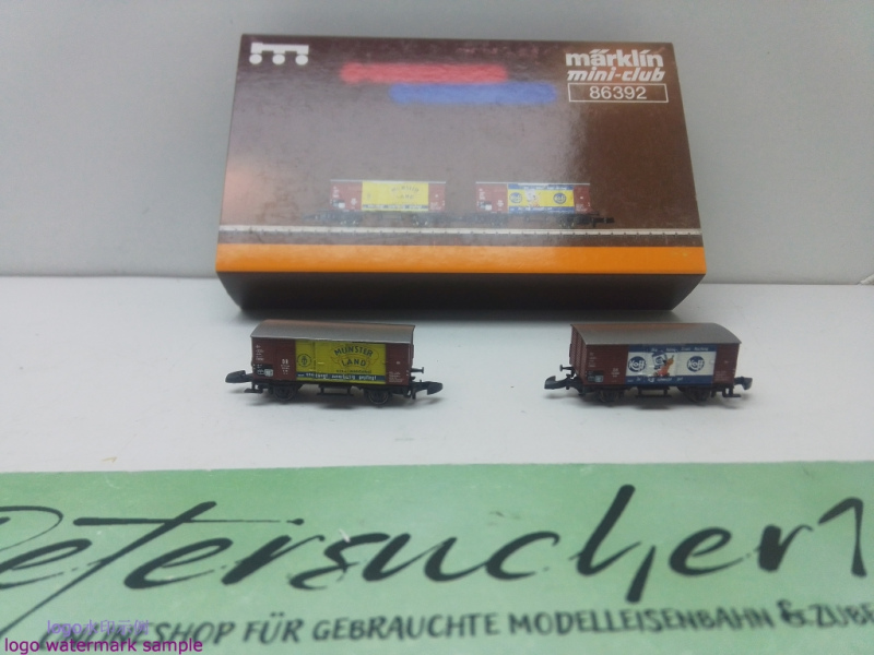 Märklin Z DC 86392 Güterwagen-Set 2 "Wirtschaftswunder" / OVP
