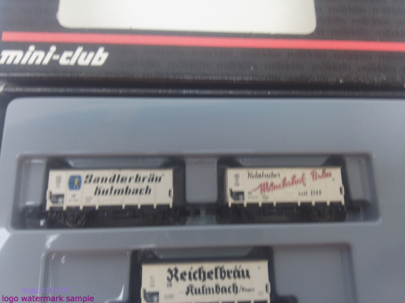 Mini Club Z DC 86395 /3 Güterwagen-Set mit historischen Privat-Bierwagen der Kulmbacher Brauereien / DB / OVP