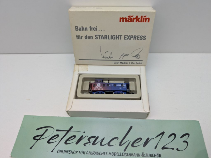 Märklin Z DC 8640.1988.01 Güterzugbegleitwagen USA "Starlight Express" / OVP