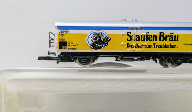 Märklin Z DC 8647 Bierwagen "Staufen-Bräu" / Ichqrs 377 / Privatwagen / OVP
