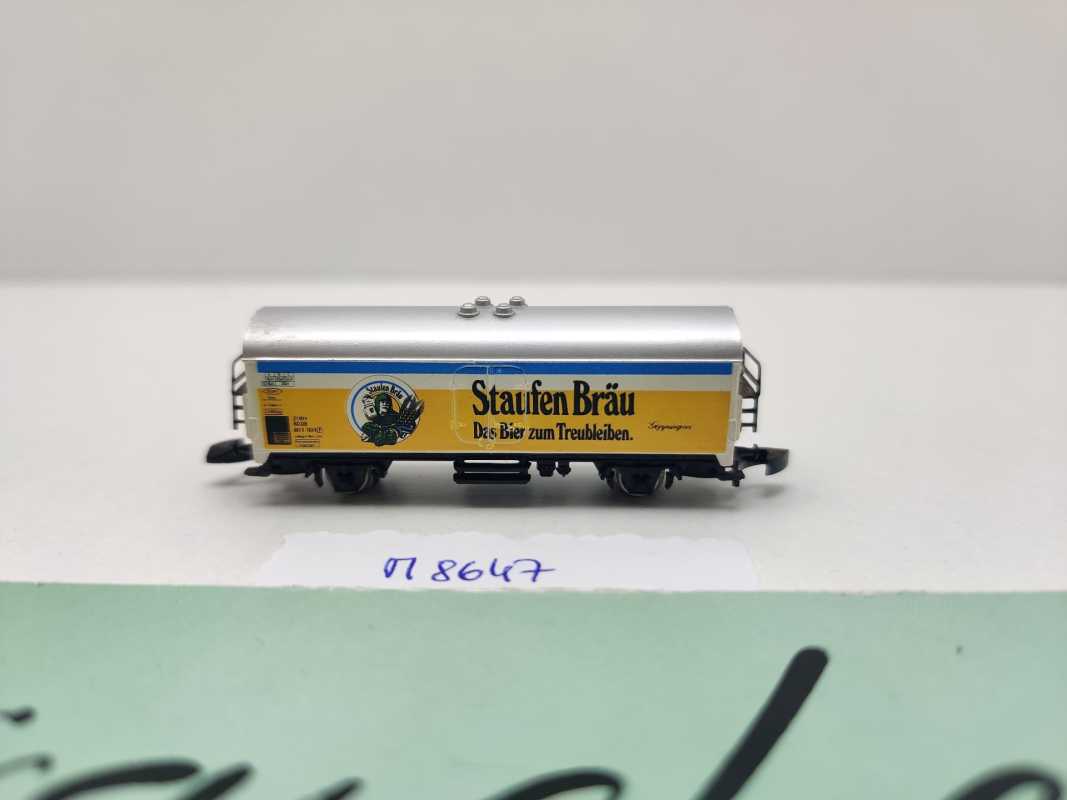 Märklin Z DC 8647 Bierwagen "Staufen-Bräu" Ichqrs 377 / Privatwagen