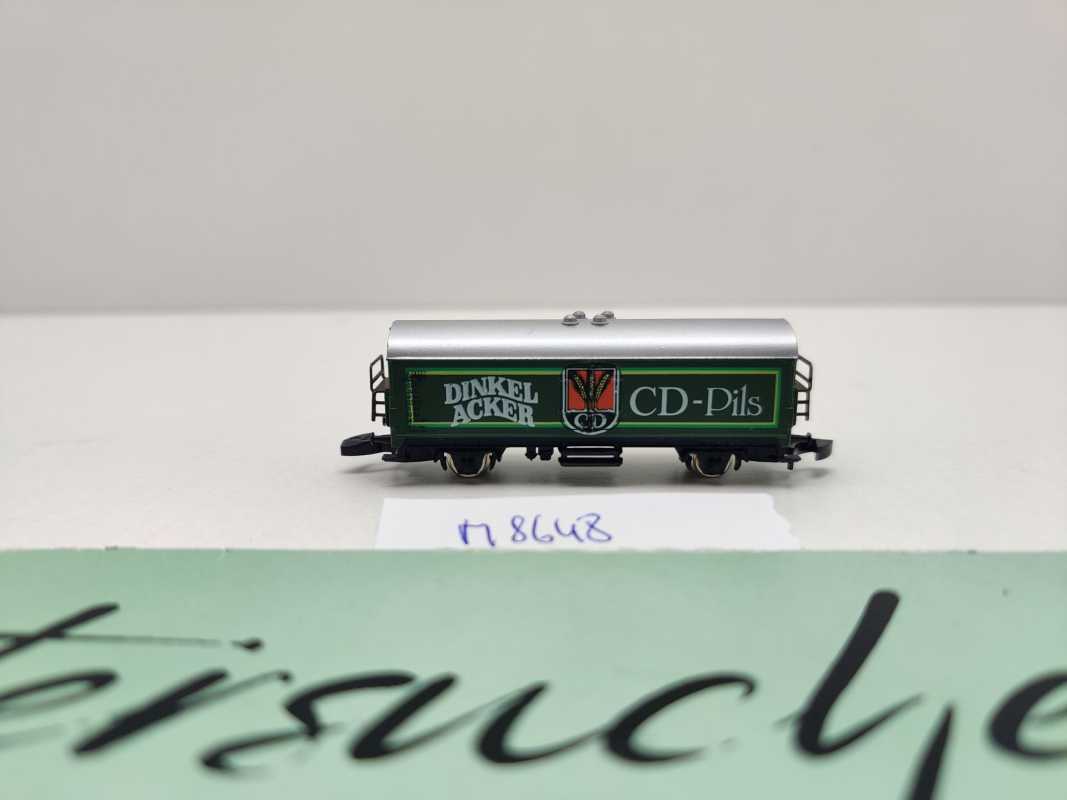 Märklin Z DC 8648 Bierwagen "Dinkelacker" Ichqrs / Privat, DB