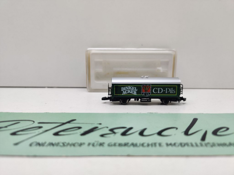 Märklin Z DC 8648 Bierwagen "Dinkelacker" / Ichqrs / Privat, DB / ErsatzVP