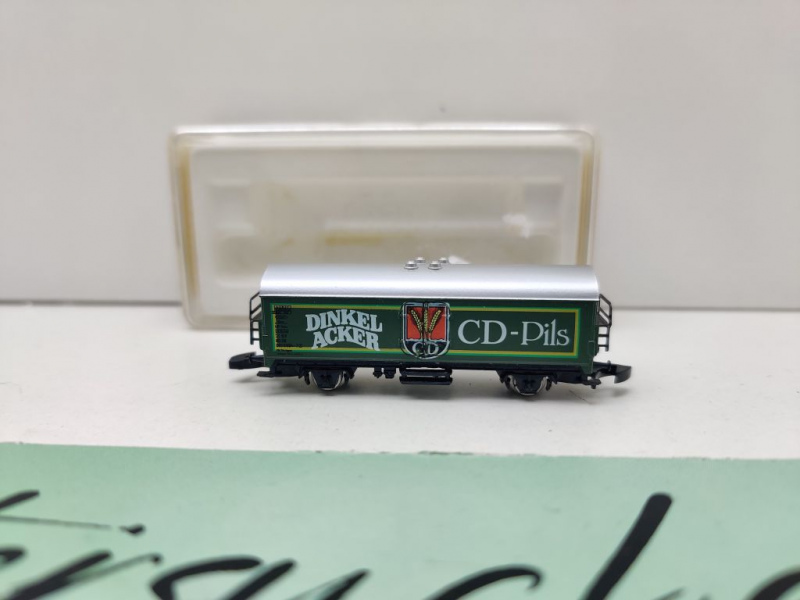 Märklin Z DC 8648 Bierwagen "Dinkelacker" / Ichqrs / Privat, DB / ErsatzVP