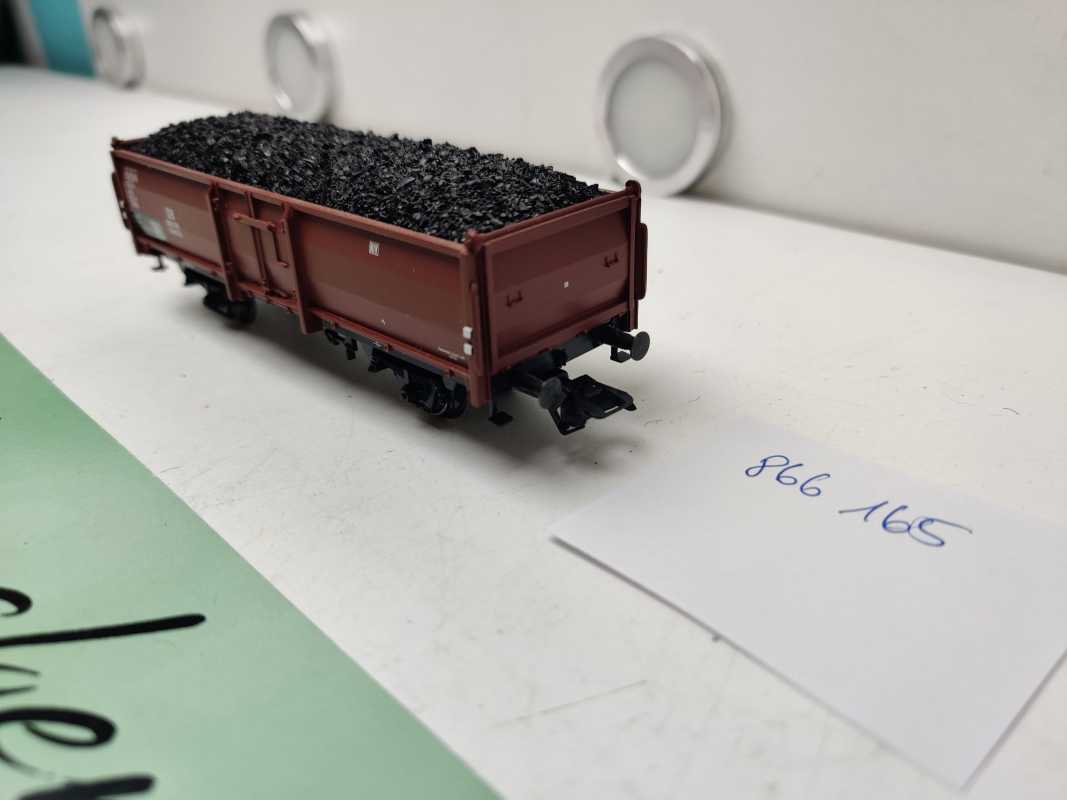 Märklin H0 AC 866 165 offenen Güterwagens / NEM / DB / Ladegut Kohle