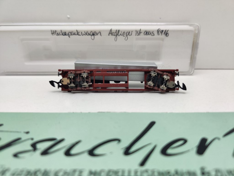 Märklin Z DC 8662 Huckepackwagen Auflieger Villeroy / Sdgkms707 / DB / EVP